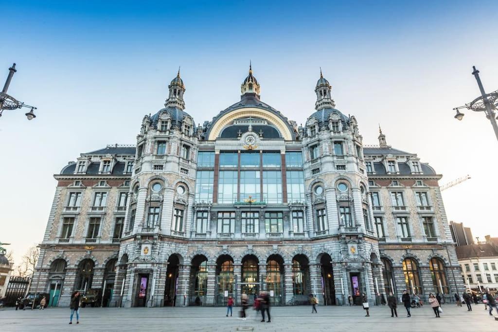 Cosy Appartement Met Tuin In Centrum Antwerpen Gratis Parking Free Parking! Exterior foto